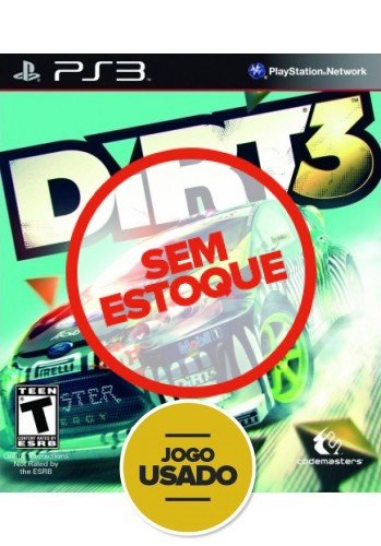 Dirt 3 - PS3 ( Usado )
